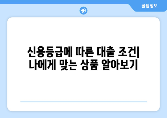 대출 상품의 다양한 조건과 선택 기준