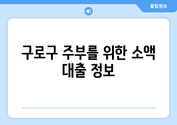 서울특별시 구로구 고척동 주부 소액 30만원 대출