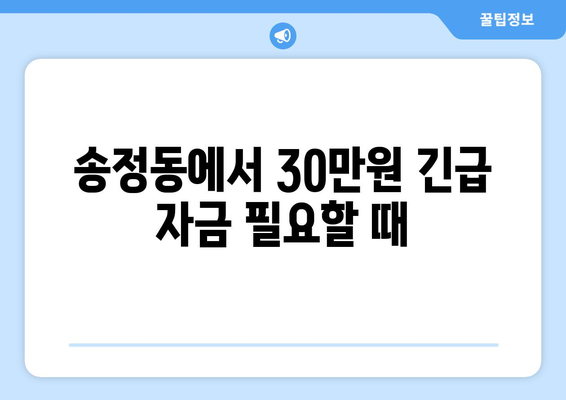 울산광역시 남구 송정동 무직자 소액 30만원 대출