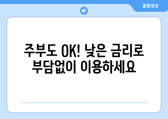 대전광역시 유성구 구암동 주부 소액 30만원 대출