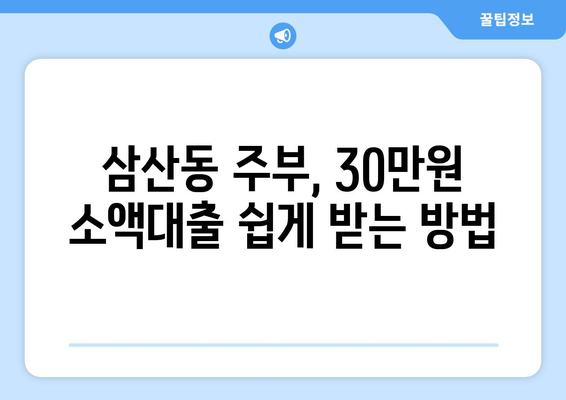 울산광역시 남구 삼산동 주부 소액 30만원 대출