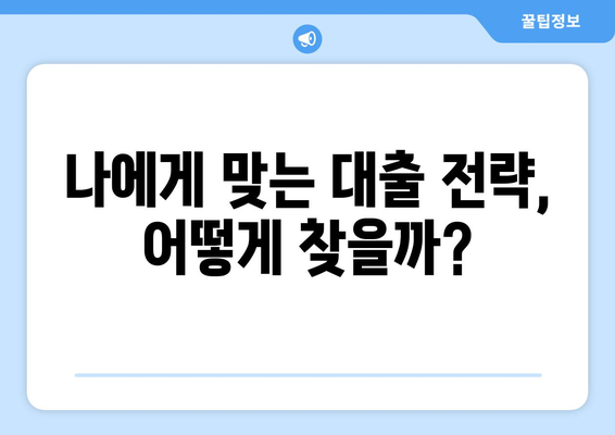 대출을 통한 자산 관리 전략 수립하기