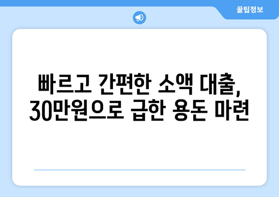 서울특별시 광진구 자양동 주부 소액 30만원 대출