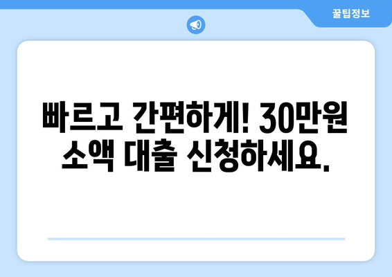 서울특별시 종로구 평창동 주부 소액 30만원 대출