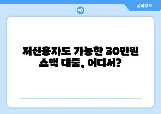 고양시 일산동구 정발산동 무직자 소액 30만원 대출