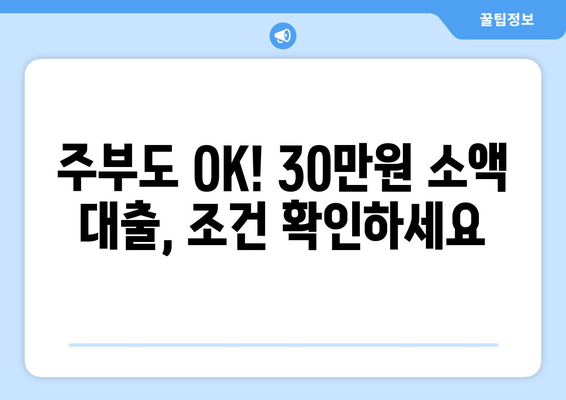 서울특별시 광진구 구의동 주부 소액 30만원 대출