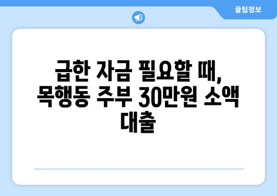 충청북도 충주시 목행동 주부 소액 30만원 대출