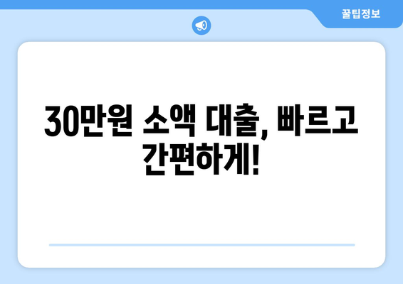 울산광역시 남구 선암동 주부 소액 30만원 대출